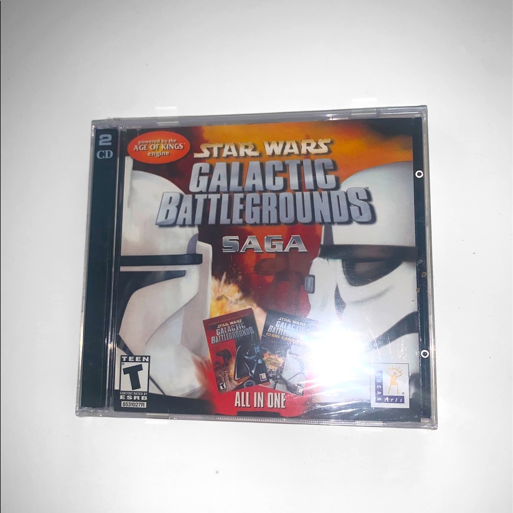 Star Wars Galactic Battlegrounds Saga PC DVD video game Still in wrapping Teen